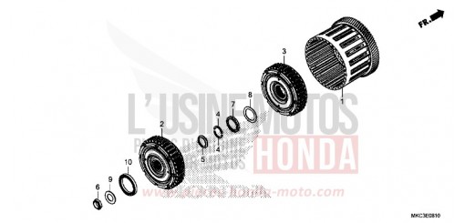 CLUTCH (DCT) GL1800DAJ de 2018